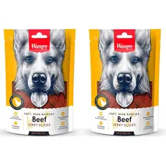 SNAK - X2 Snack Para Perros Wanpy Tiritas De Vacuno Beef 100g C/u