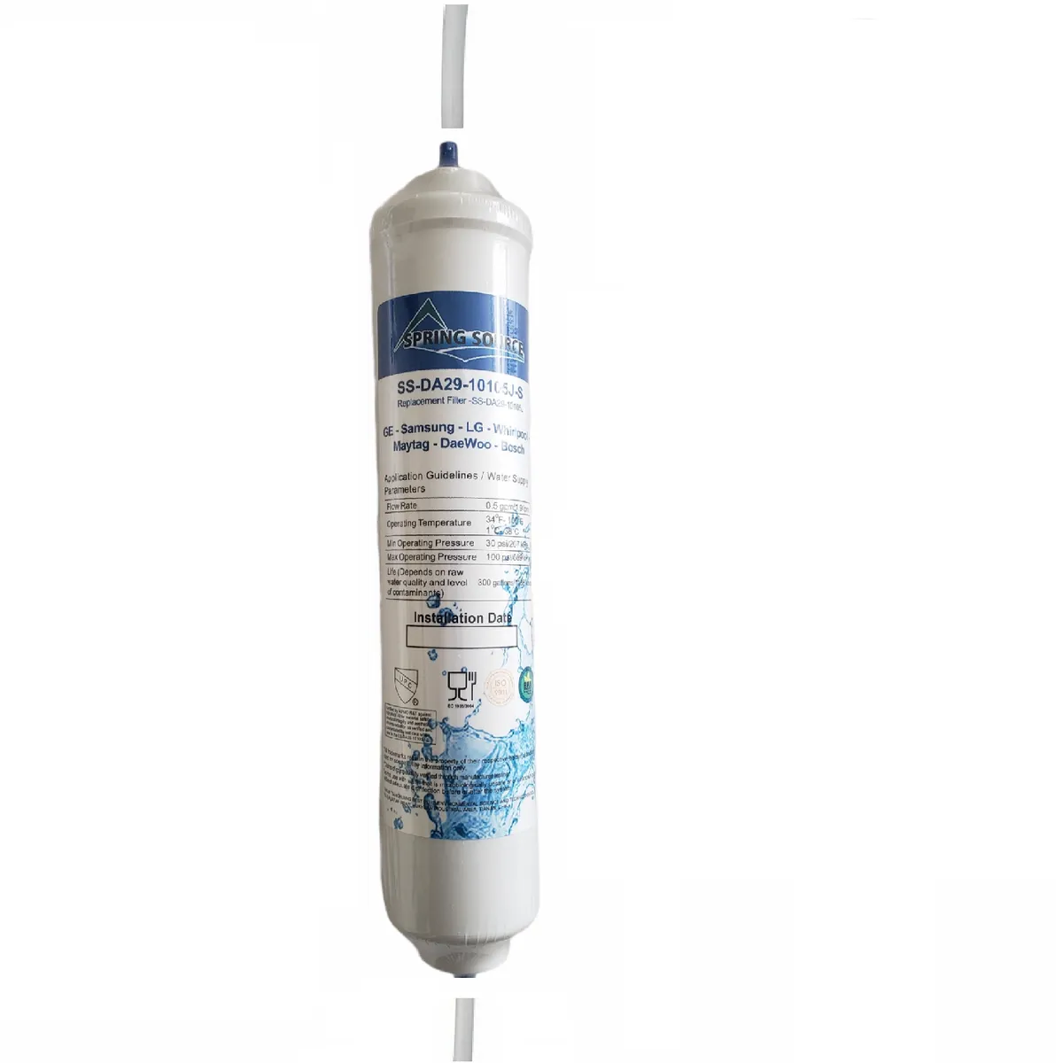 GENERICO - Filtro Refrigerador Externo Universal Samsung Ge Daewoo Lg