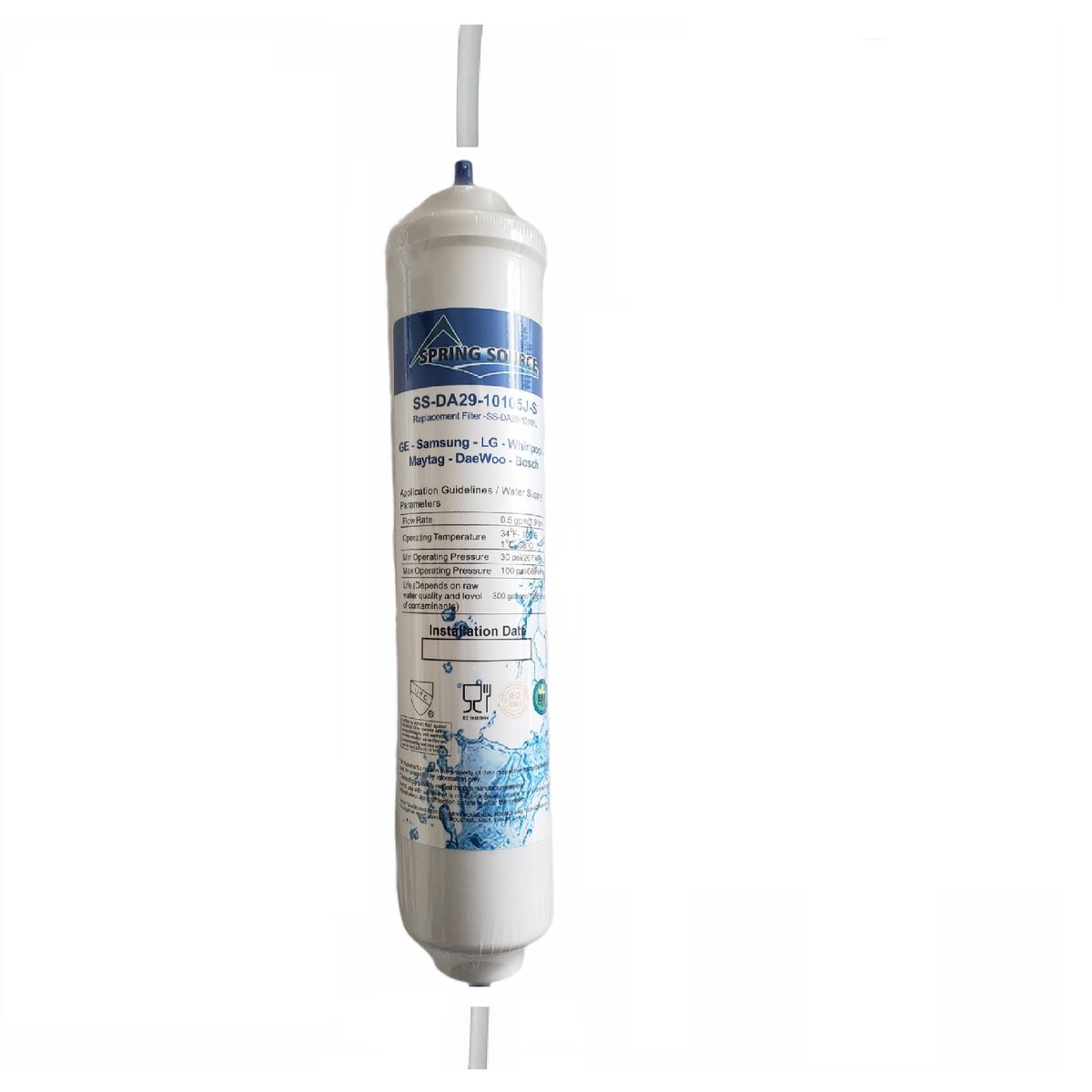 GENERICO - Filtro Refrigerador Externo Universal Samsung Ge Daewoo Lg