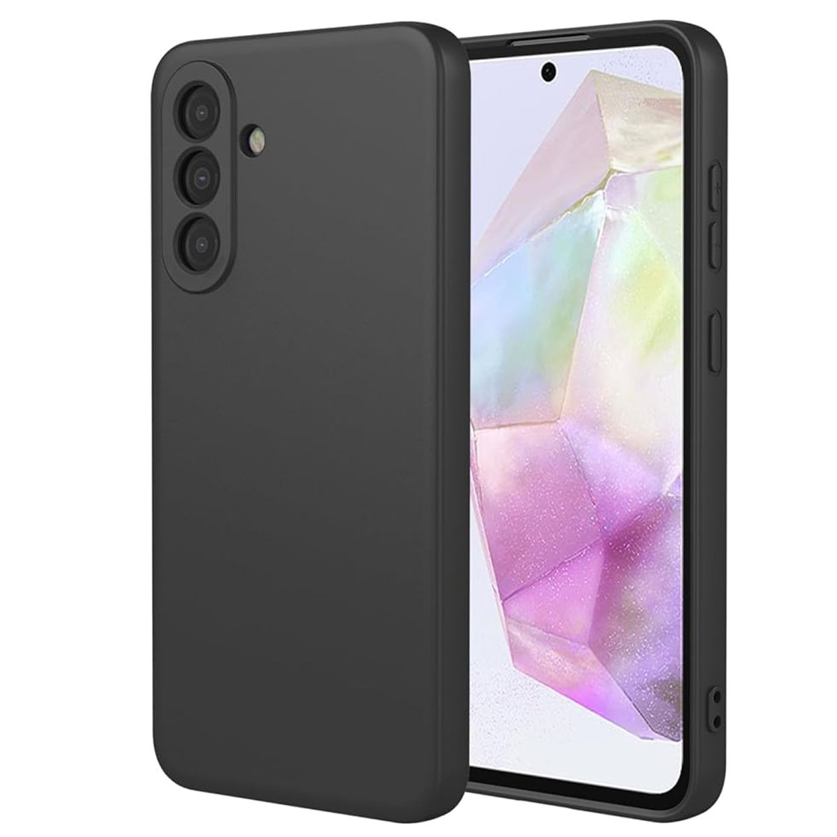 JOIGO - Carcasa Funda Para Samsung S25 Fe Goma Negro