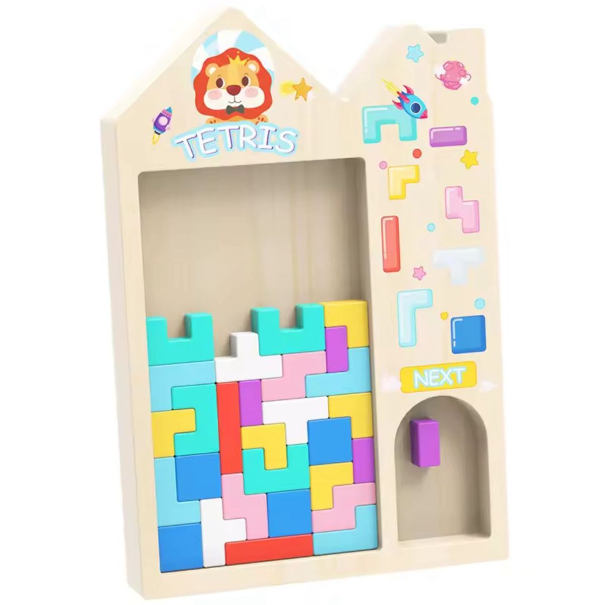GENERICO - Bloques- Rompecabezas Juego De Madera Educativo Infantil