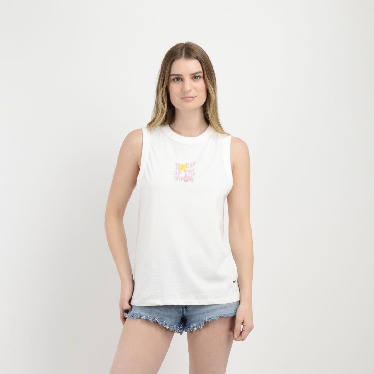 O'NEILL - POLERA SIN MANGAS WOTW  BEIGE CLARO