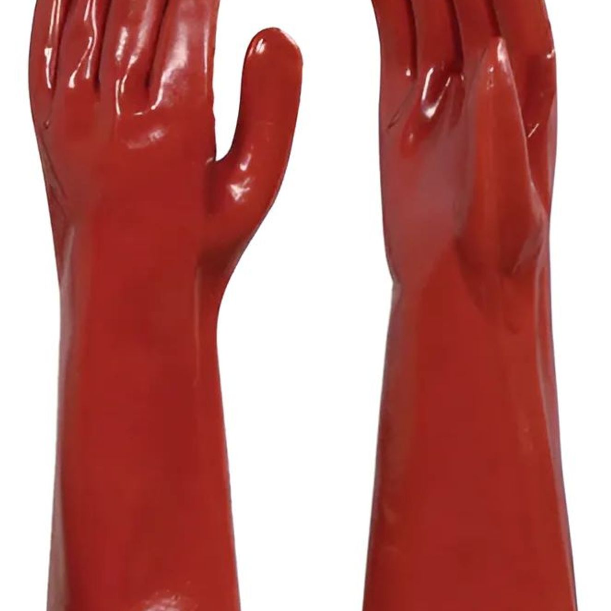 METALFER - Guante Pvc Rojo 14 Pulgadas