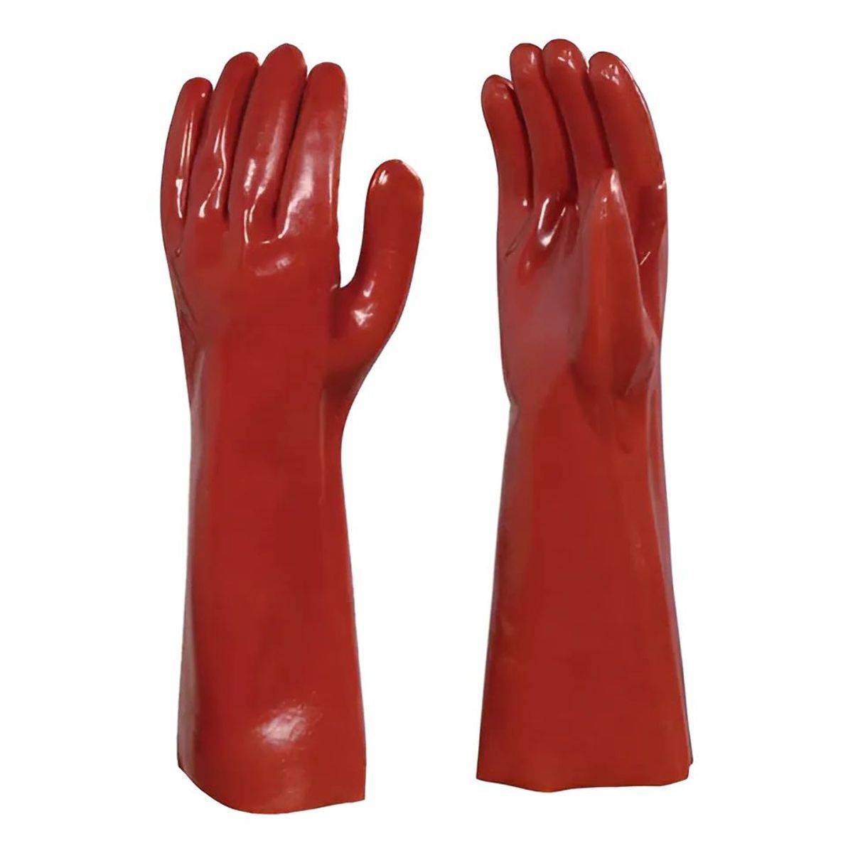 METALFER - Guante Pvc Rojo 14 Pulgadas