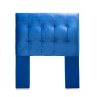 Respaldo 1 Plaza Felpa Negro Cp Seve