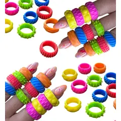 GENERICO - Juguete Sensorial Anillos Tea Tdah Atención Autismo 12 Uds