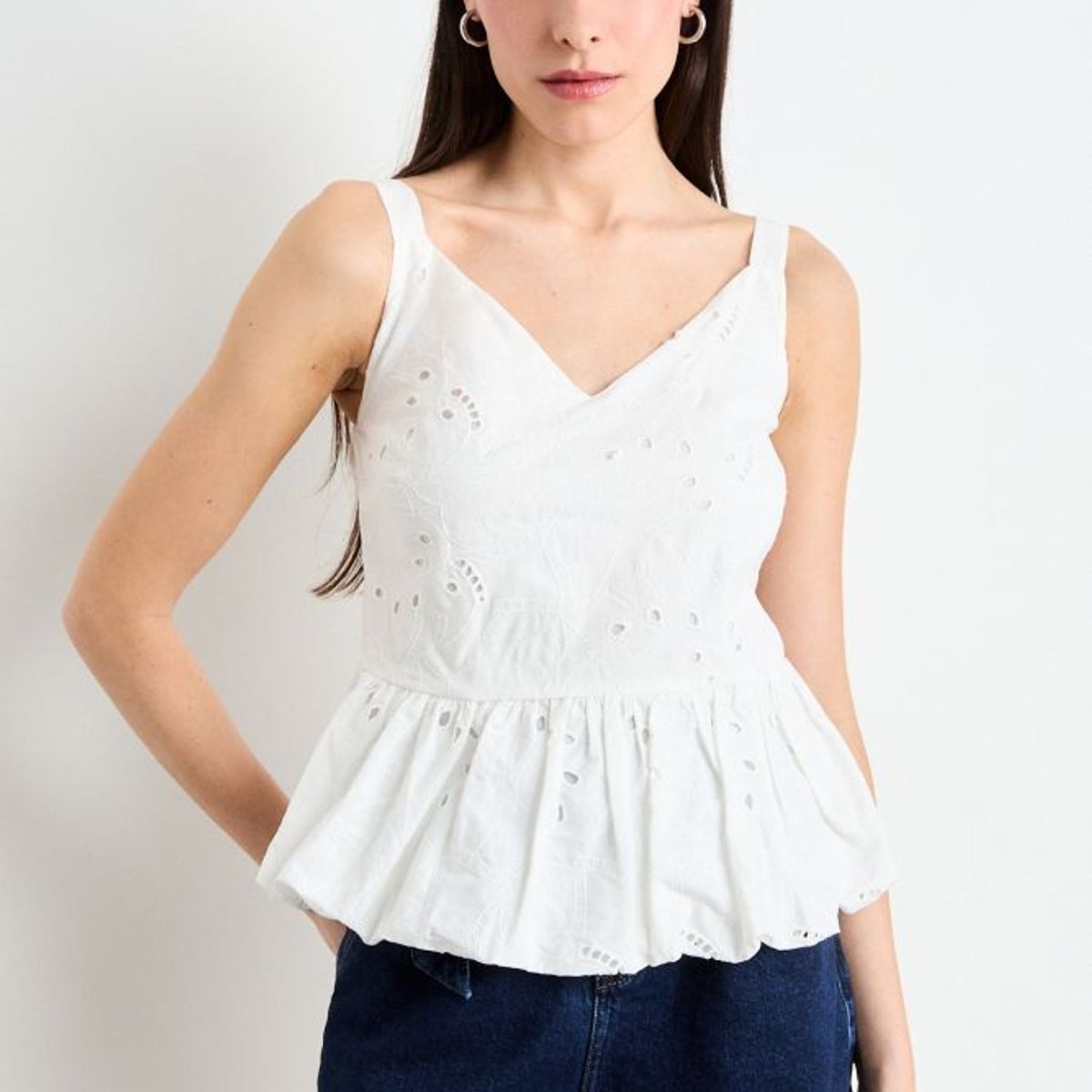 IO - Blusa Lisa Mujer Crudo Io