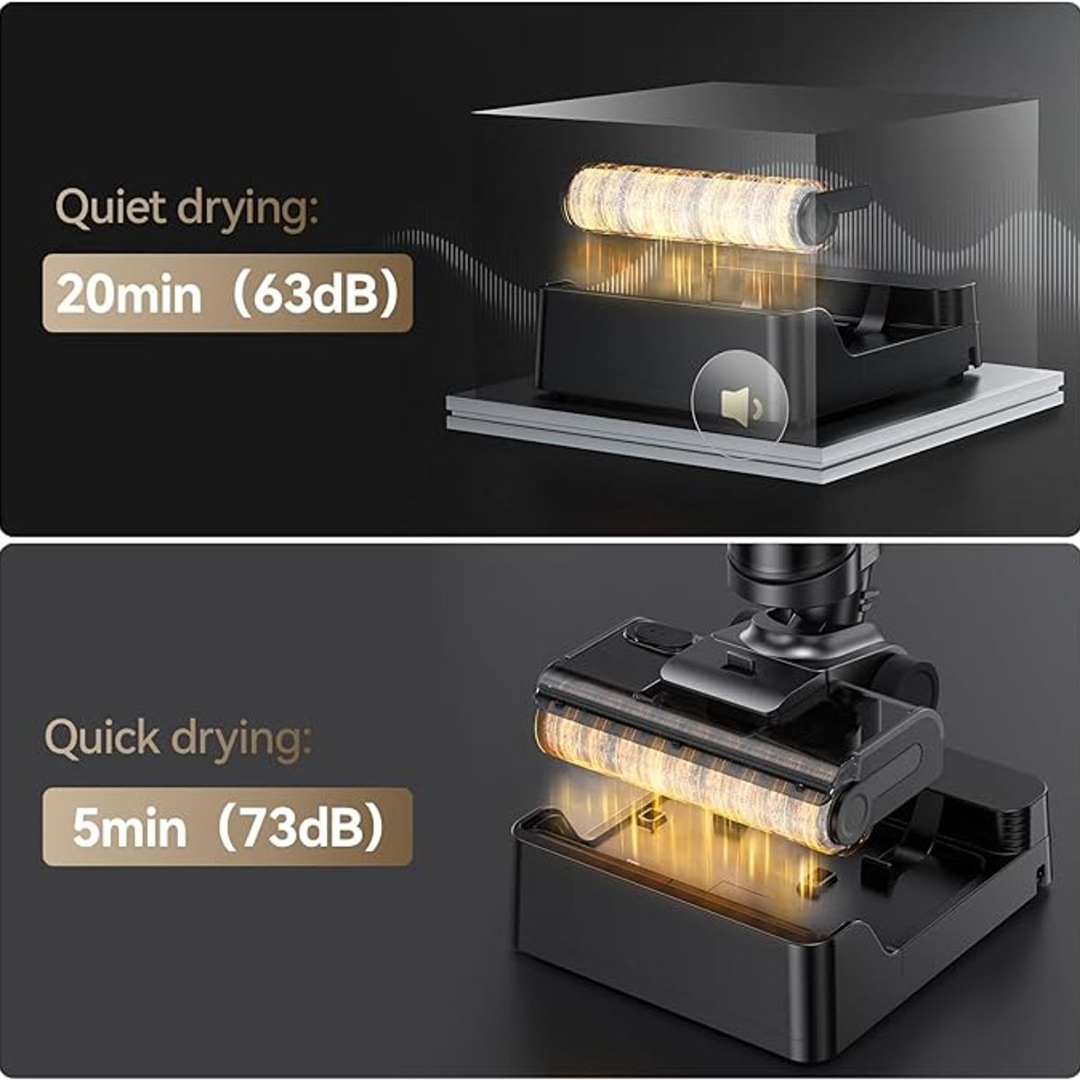 JONR - JONR ED12 Pro Max  Aspiradora inalámbrica en seco y húmedo 17000PA