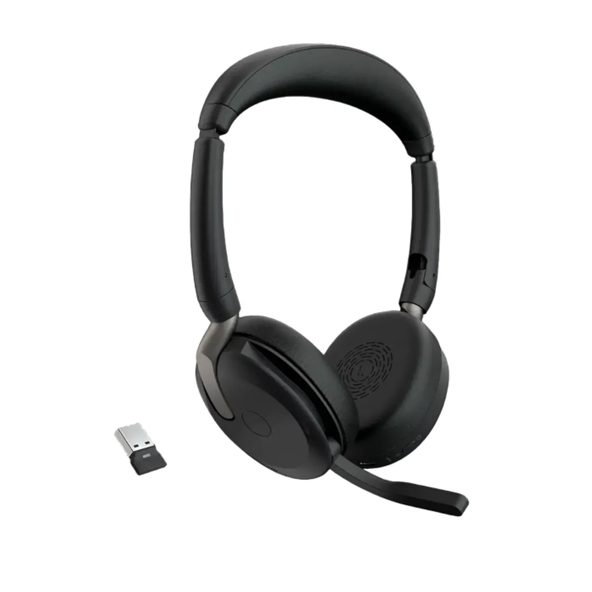 JABRA - Jabra Evolve2 65 Flex Audifonos Bluetooth Profesionales, ANC, Micrófono, Comodidad, Trabajo Híbrido