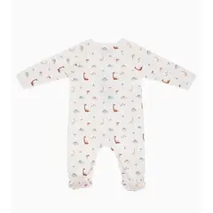 PUMUCKI - Enterito de Algodón Dinosaurio Beige Bebé