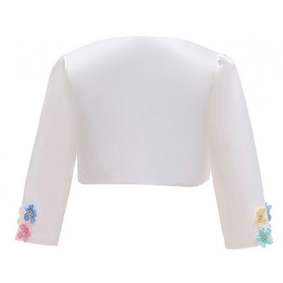 Imagen 2 del producto Bolero Chaqueta Fiesta corta Niña Unicornio Blanco