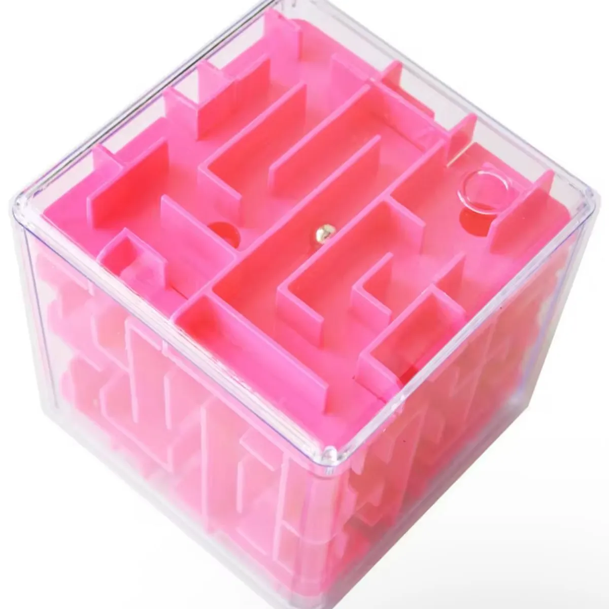 GENERICO - Cubo Laberinto 3d Sensorial Camino Bolita Juguete Ingenio