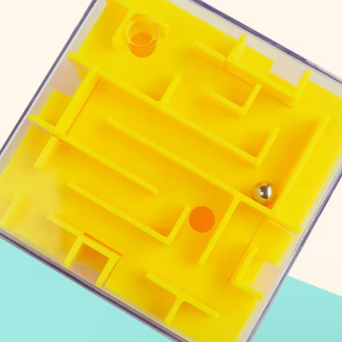 GENERICO - Cubo Laberinto 3d Sensorial Camino Bolita Juguete Ingenio