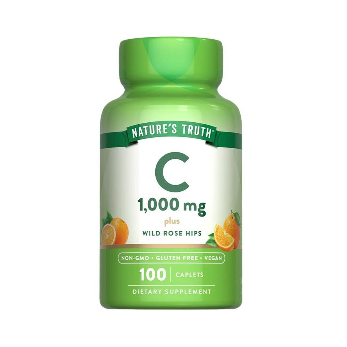 NATURE'S TRUTH - Vitamina C 1000 mg Con Rosa Mosqueta 100 caps