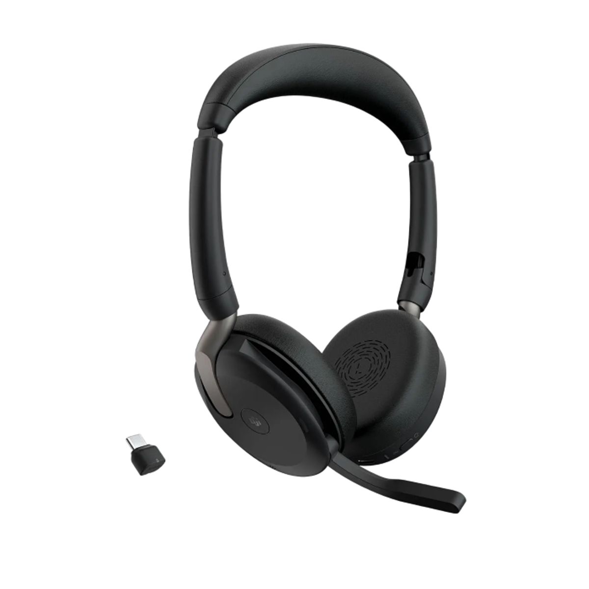 JABRA - Jabra Evolve2 65 Flex Audifonos Inalambricos, Cancelación de Ruido, BT, USB-C/USB-A