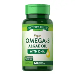 NATURE'S TRUTH - Omega 3 Vegano Alga Oil con DHA - 60 veggie caps