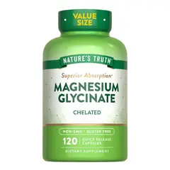 NATURE'S TRUTH - Magnesio Glicinato 120 cápsulas