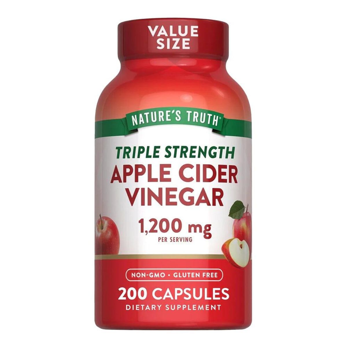 NATURE'S TRUTH - Vinagre de Manzana 1200mg 200 caps