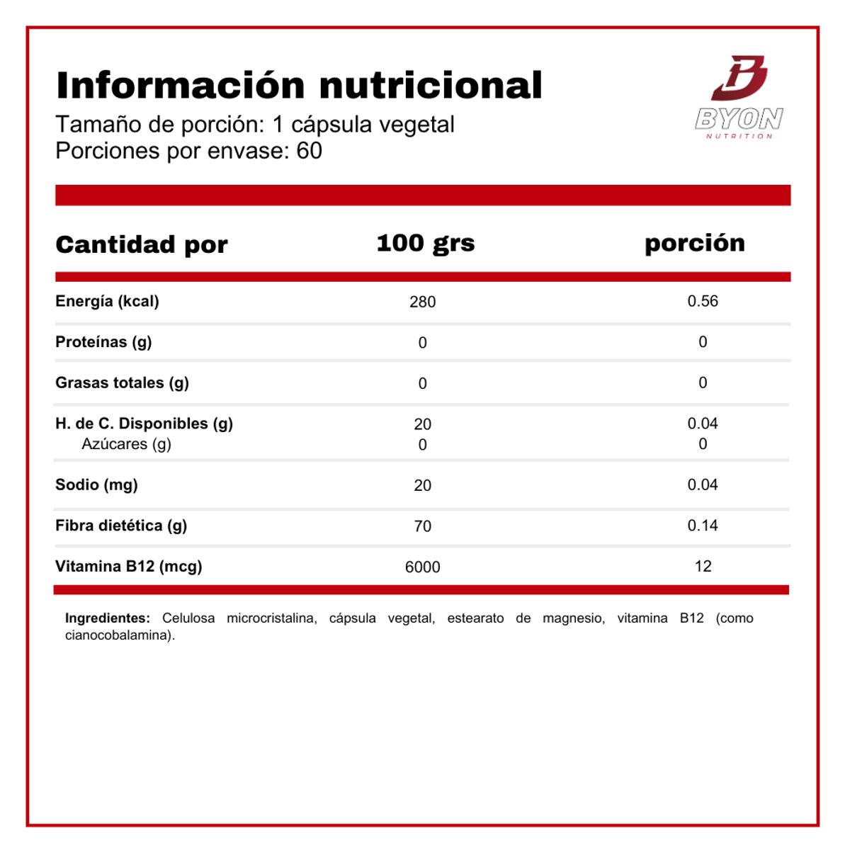SUNVIT - Vitamina b12 12mcg - Sunvit