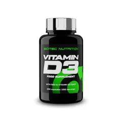 SCITEC NUTRITION - Vitamina D3 480iu 250 cápsulas