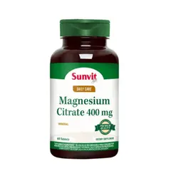 SUNVIT - Magnesio Citrato 400mg 60 tabletas