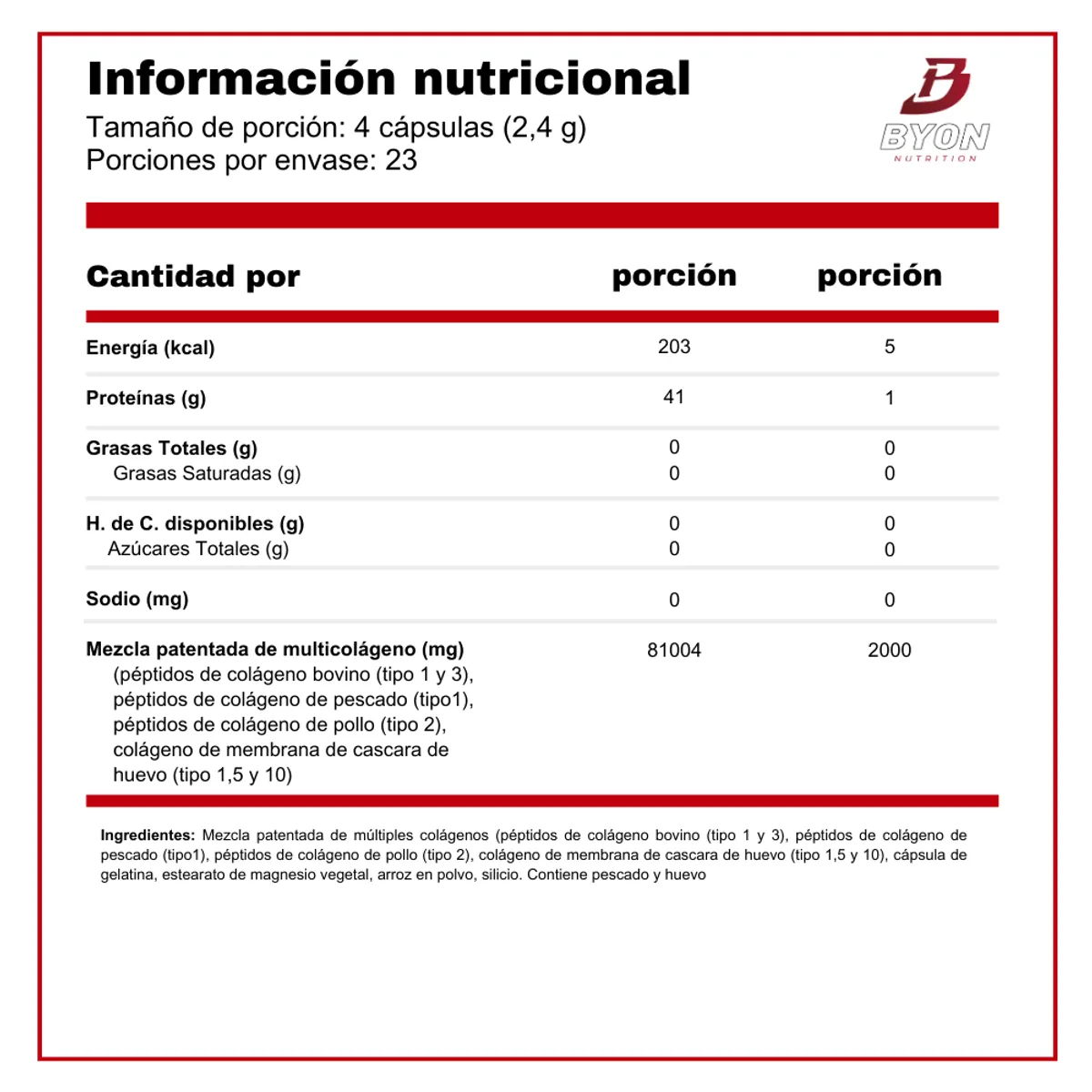 NATURE'S TRUTH - Multi Colageno Complex - Tipo I - II - III - V - X