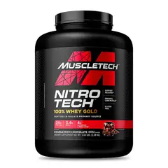 MUSCLETECH - Nitro Tech 100% Whey Gold 5 lbs - Doble Chocolate