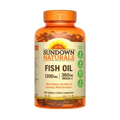 SUNDOWN - Omega 3 Extra Fish Oil 1200 mg 200 softgels
