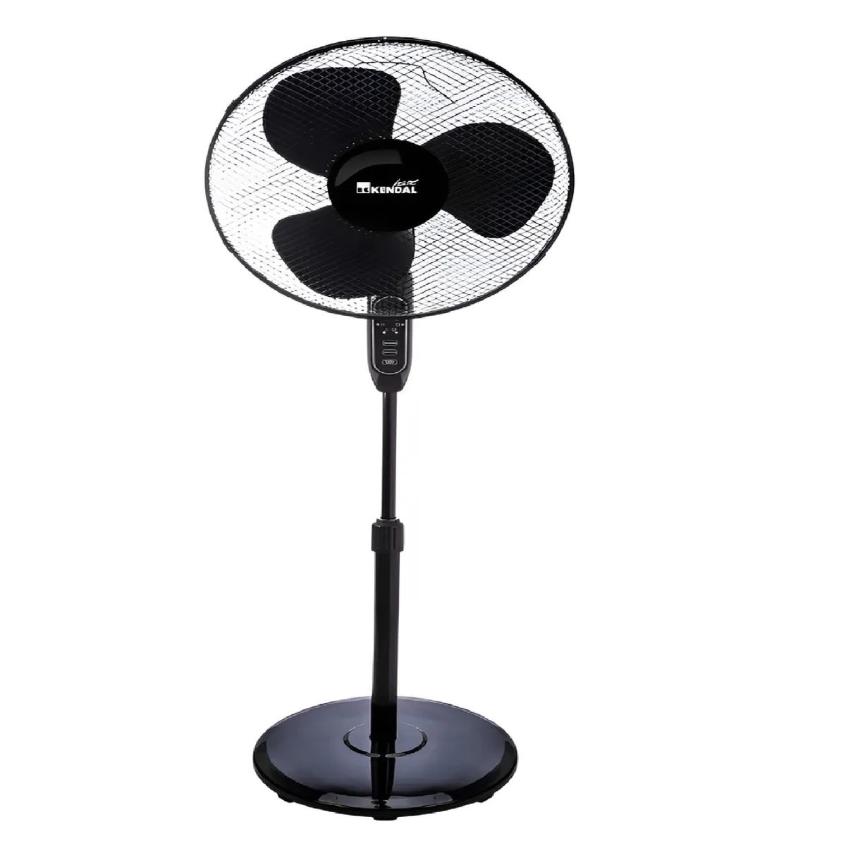 KENDAL - Ventilador Pedestal Kendal De Pie 16 Negro Control Remoto