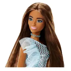 MATTEL - Juguete Figura Barbie Glitz Vestido Calipso 30cm