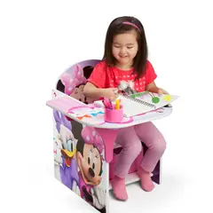 DELTA CHILDREN - Escritorio infantil con almacenamiento Minnie Mouse