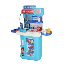 GENERICO - Set Doctor Juguete Maleta Juego De Roles Niños AZUL