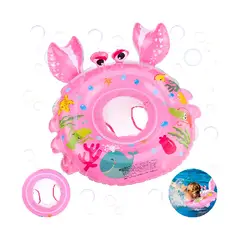 GENERICO - Asiento Inflable Para Niños Con Anillo De Natación Rosa