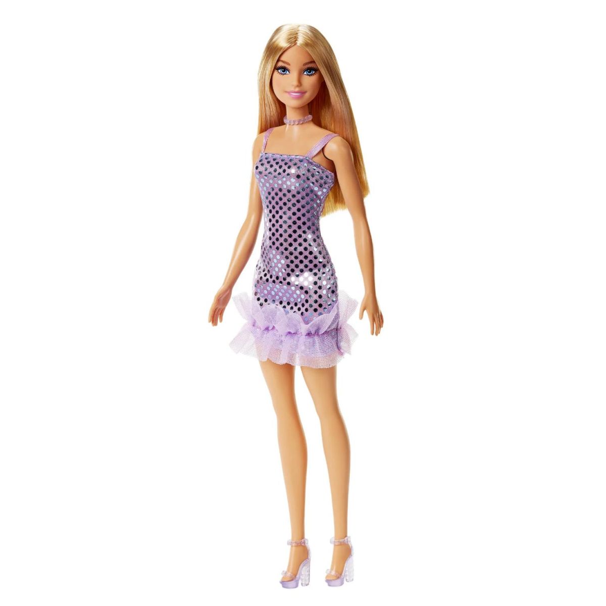 MATTEL - Juguete Figura Barbie Glitz Vestido Calipso Morado 30cm