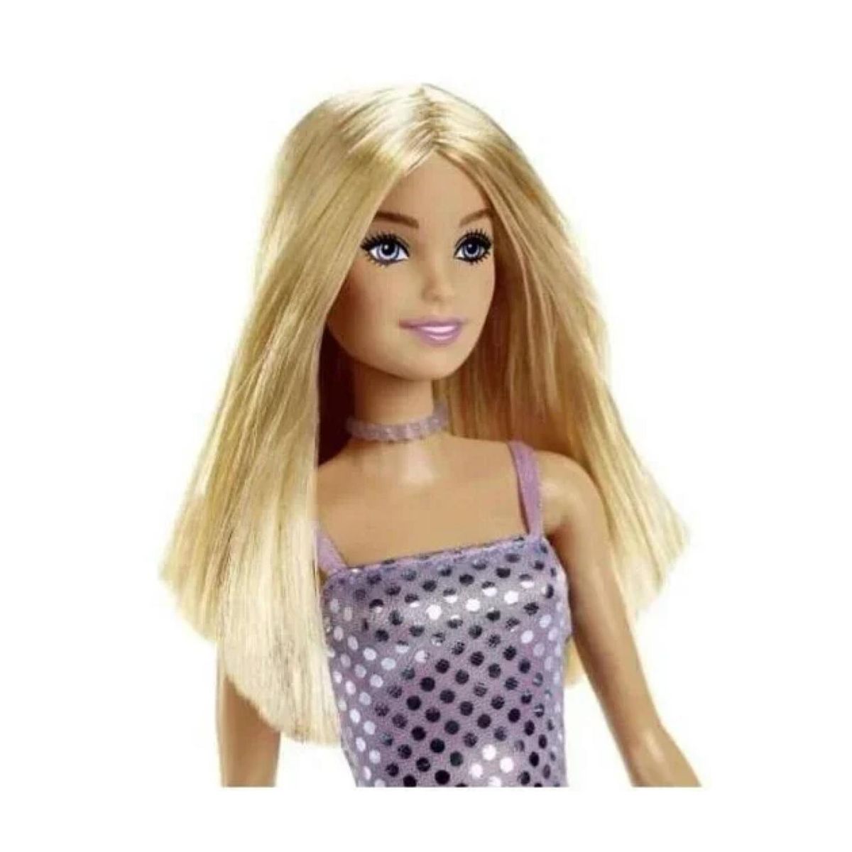 MATTEL - Juguete Figura Barbie Glitz Vestido Calipso Morado 30cm