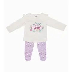PUMUCKI - Conjunto polera y pantalón bebe Primavera