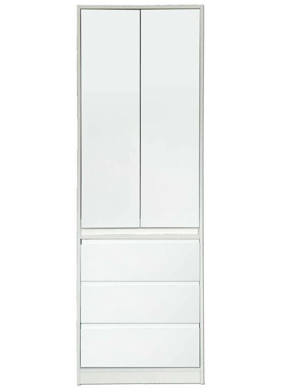 Closet - Linea Minimal - 3 Cajones Blancos