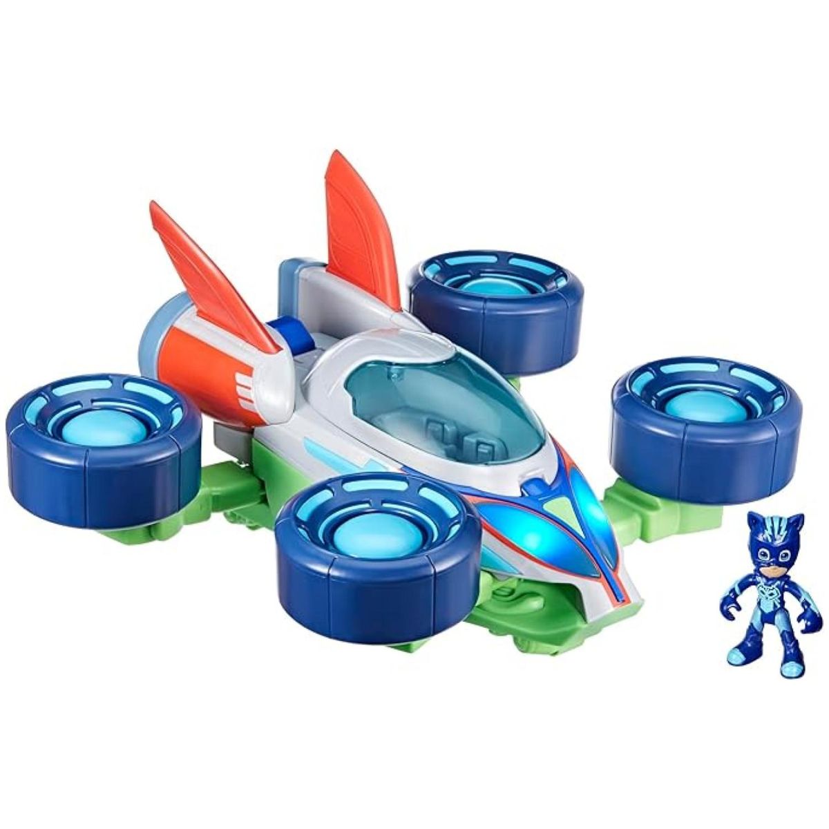 HASBRO - Juguete Nave Exploradora 3 Mod Luces Y Sonidos Pj Masks