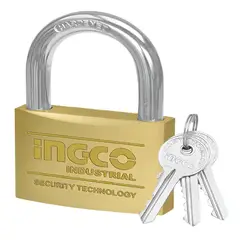 INGCO - Candado De Seguridad 40mm Alta Resistencia 3 Llaves
