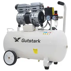 GUTSTARK - Compresor De Aire Silencioso 50l 1hp Libre De Aceite
