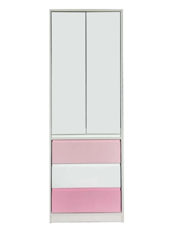 Closet - Linea Minimal Rosa Pastel-Blanco-Rosado