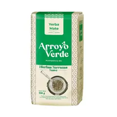 GENERICO - Arroyo Verde Yerba Mate Hierbas Serranas con Té Verde - Suave 500 gr