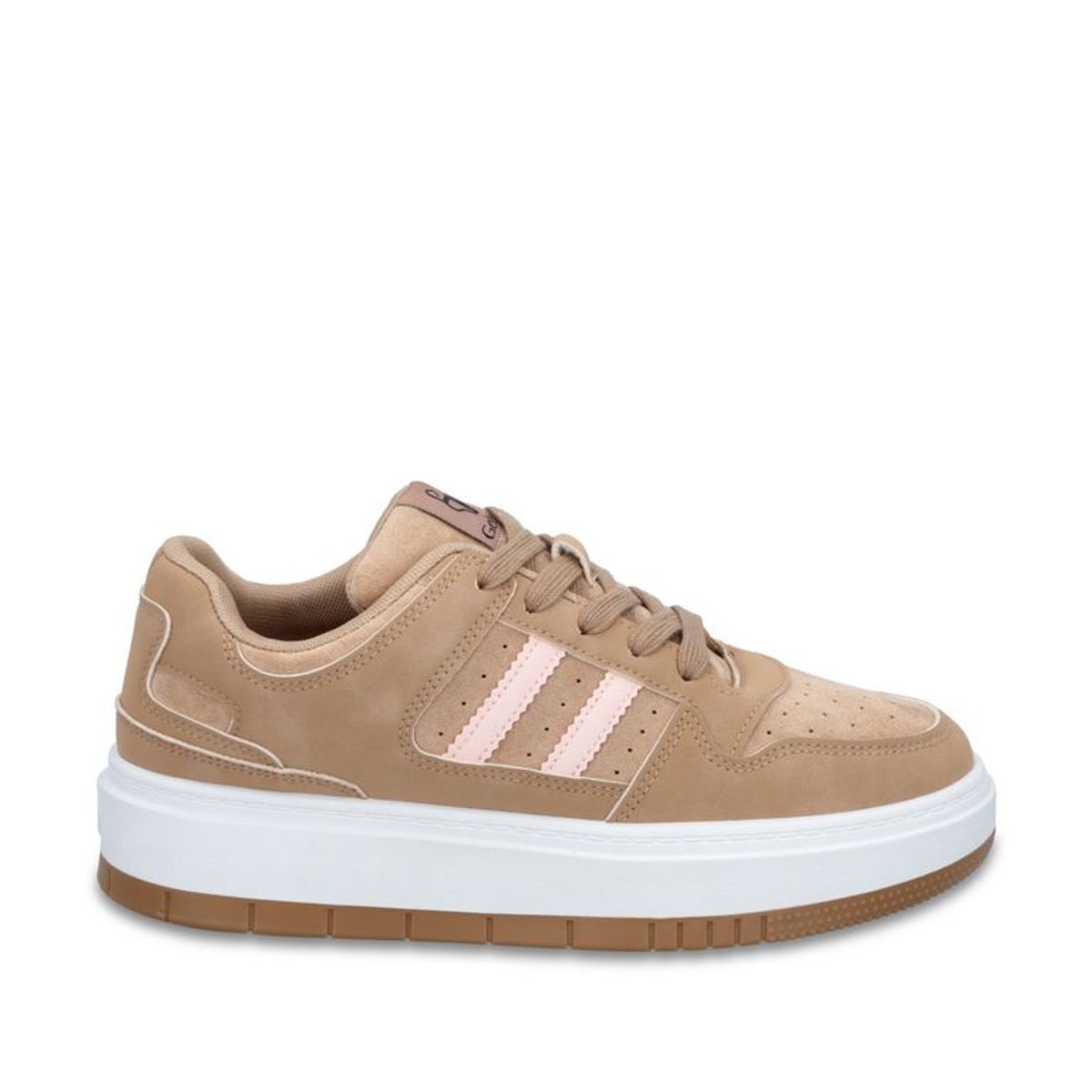 GOTTA - Zapatilla Plataforma Beige Mujer 58030
