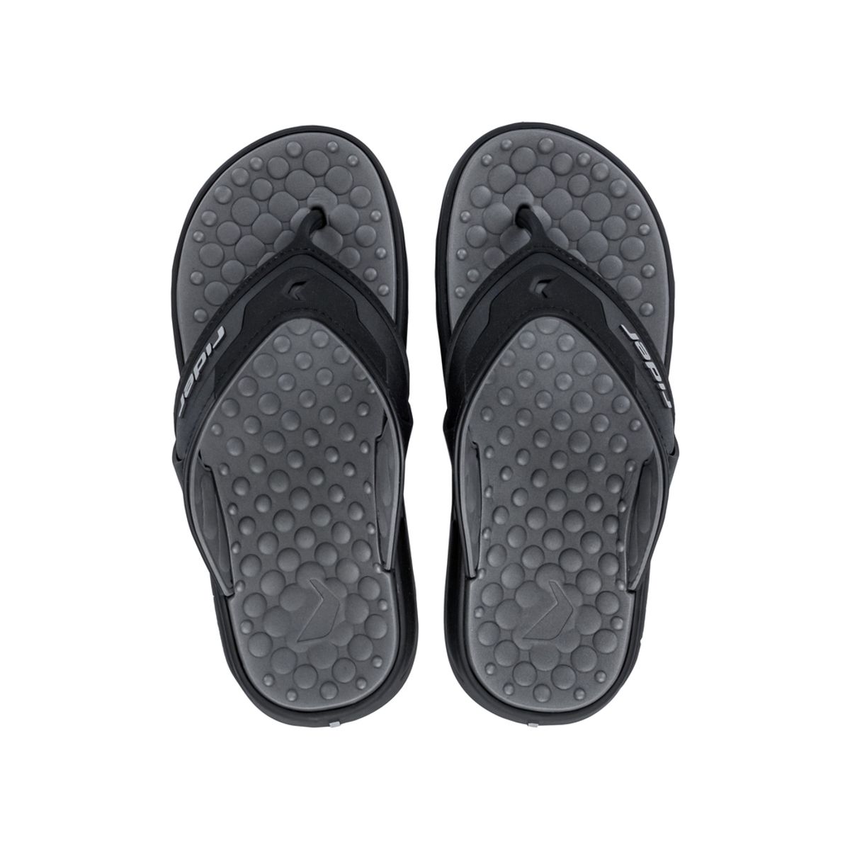 RIDER - Sandalia Hombre Negro Soft Plus Rider