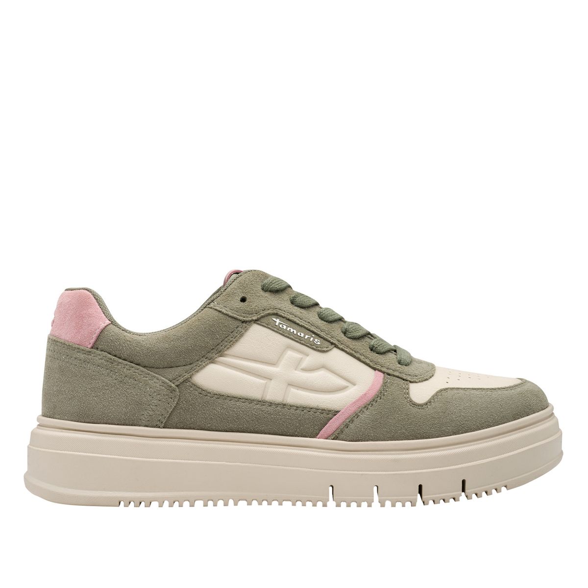 TAMARIS - Zapatilla Mujer Tamaris 23746-43 Verde y Blanco Tamaris
