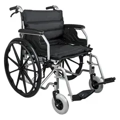 NANOFORT - Silla De Ruedas Para Obesos 150kg Reforzada Doble Soporte