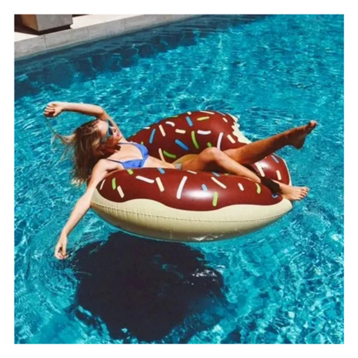 MOVI - Flotador Gigante Donut Chocolate