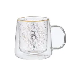 ADAGIO TEAS - Taza Doble Vidrio Zodiac Signs 250 ml