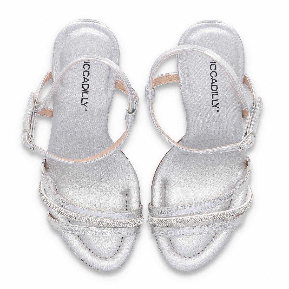 PICCADILLY - Sandalia Mujer Plateado/Strass Rafa Piccadilly