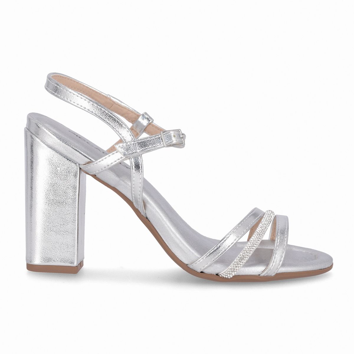 PICCADILLY - Sandalia Mujer Plateado/Strass Rafa Piccadilly